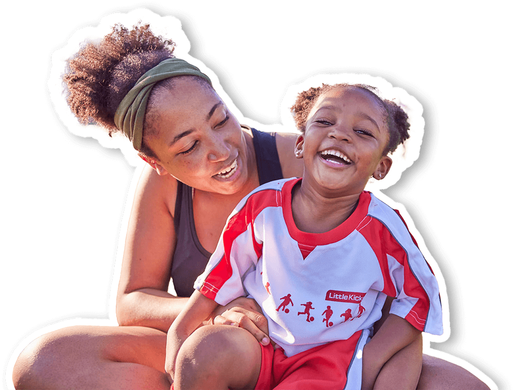 soccer mom with daughter